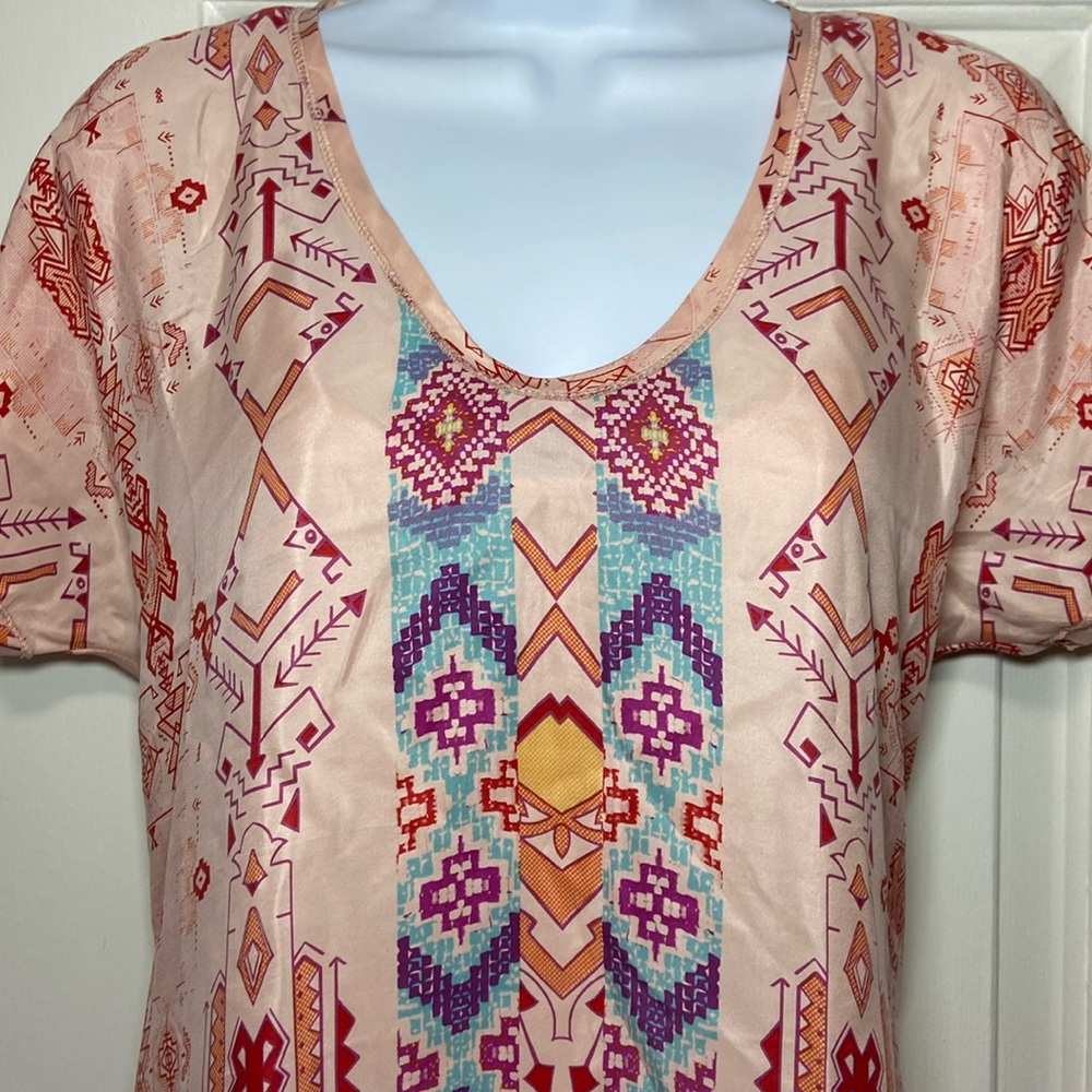 Sundance Catalog Luminist Chemise Silk Dress L